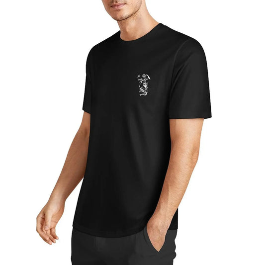 Payolie Black Ancient Short Sleeve Cotton T-Shirt - Payolie
