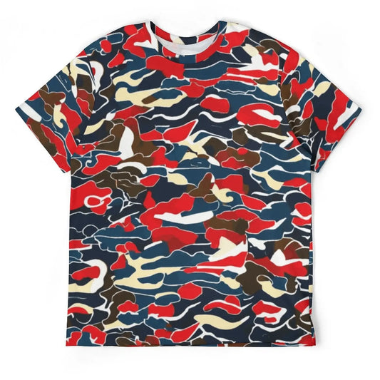 Payolie 140gsm Abstract Camo Short Sleeve T-Shirt - Payolie