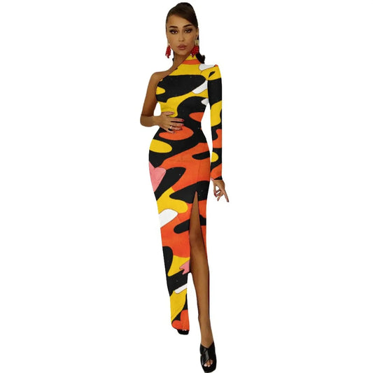 Payolie Abstract Camo Dress - Payolie