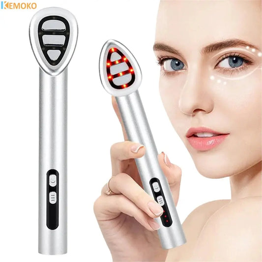 HexoSkin™ LED Photon Therapy Face & Neck Lifting Massager: Microcurrent Eye Beauty Device for Skin Tightening, Dark Circle Removal, and Anti-Aging - Payolie