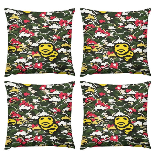 Payolie Smiley Cam Plush Pillowcase (Set of 4) - Payolie
